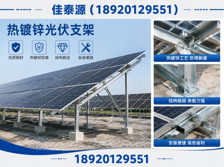 河西区天津光伏支架厂家展示图
